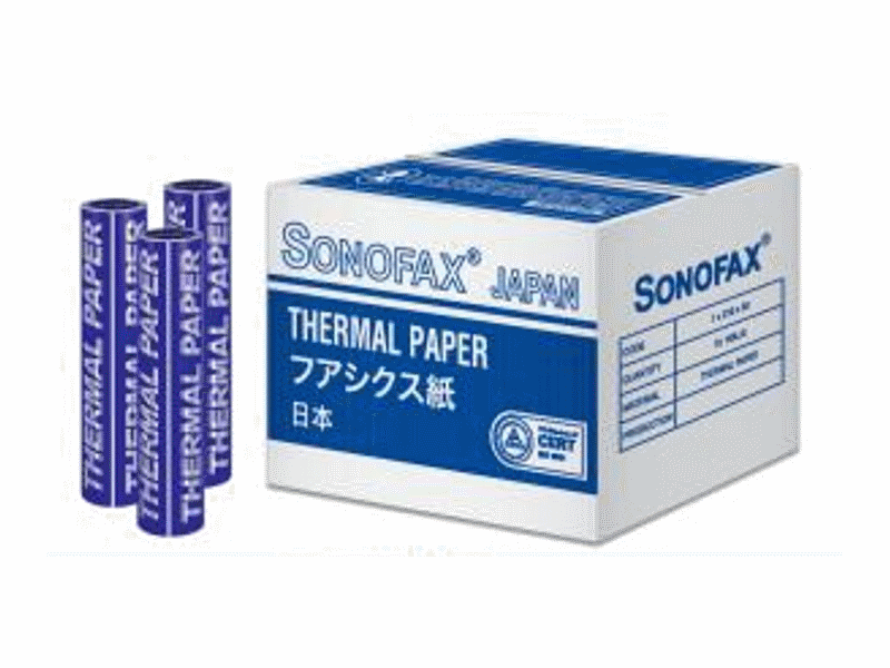 Standard Range Thermal Fax Paper - SONOFAX BLUE