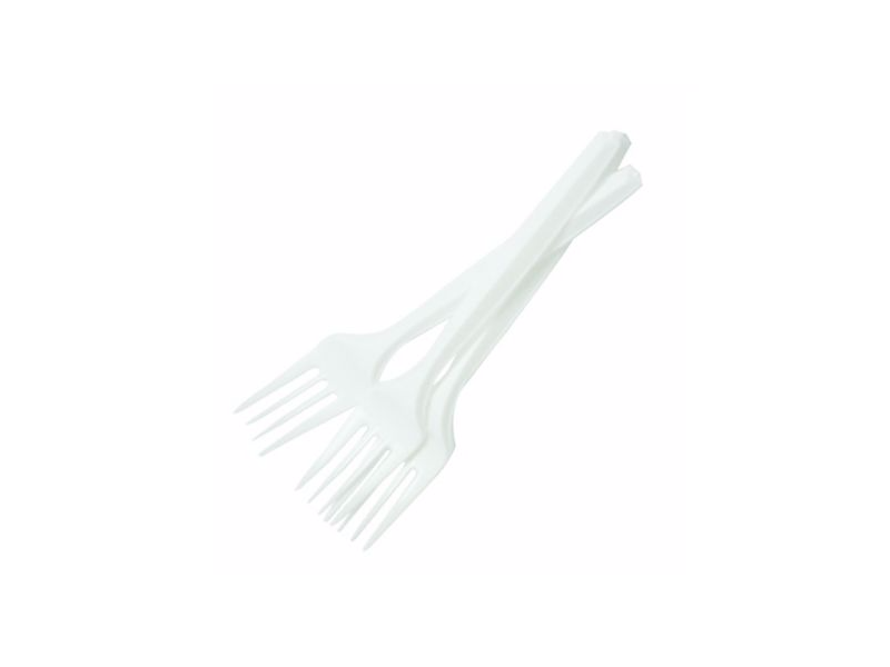 Plastic White Fork