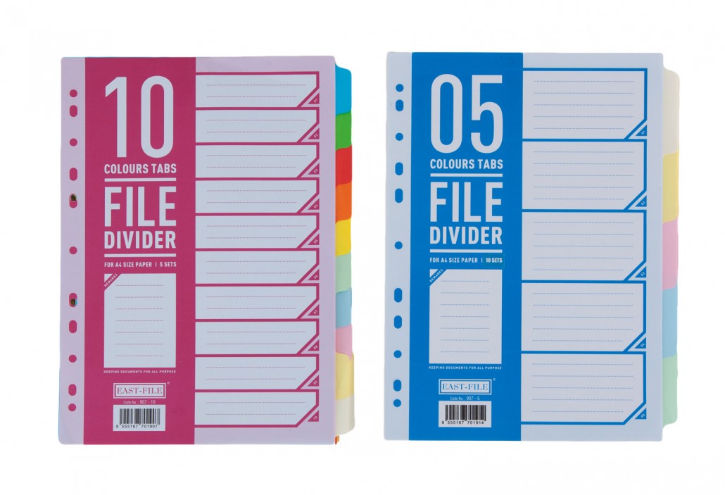 EASTFILE Colour Paper Index Divider