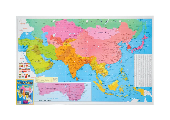 WRITEBEST ASIA MAP
