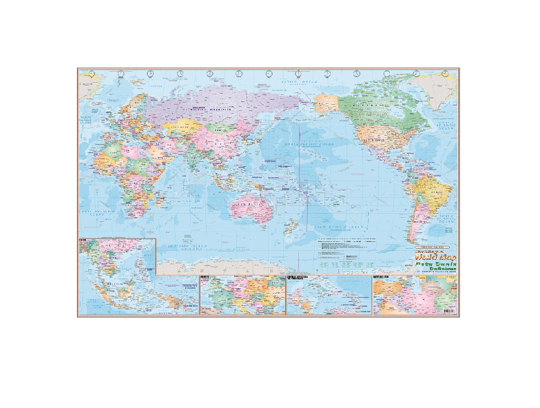 WRITEBEST BILINGUAL WORLD MAP
