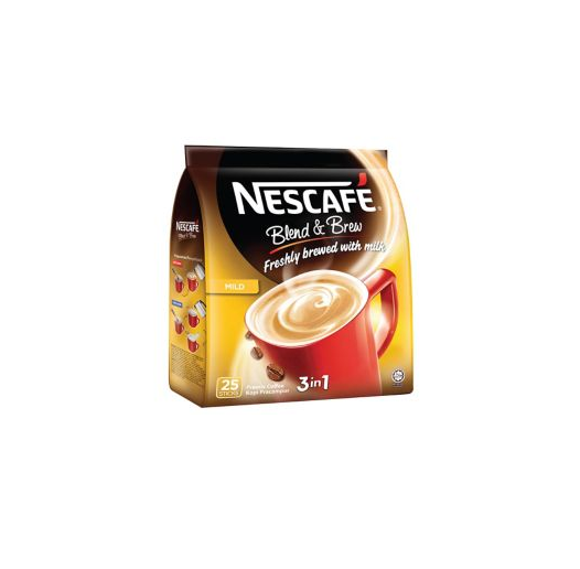 Nescafe 3 in 1 Coffee Pack of 25 Mild