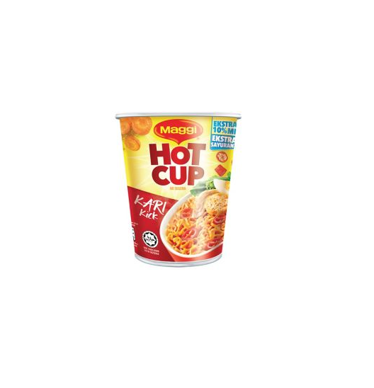 Maggi Hot Cup Instant Noodles Curry 64g