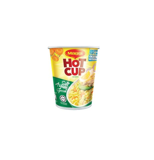 Maggi Hot Cup Instant Noodles Chicken 63g