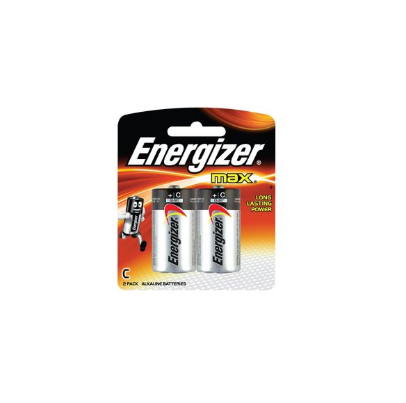 Energizer Max Alkaline Batteries C x 2