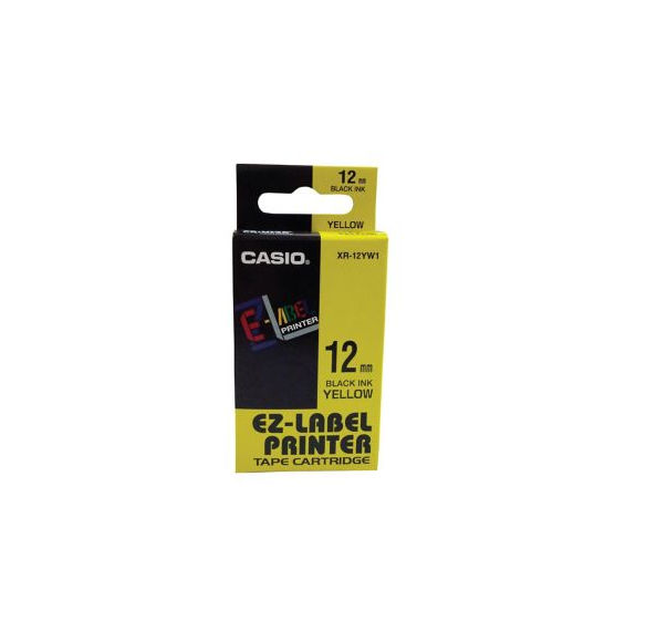 Casio Tapes Black/Yellow 12mm