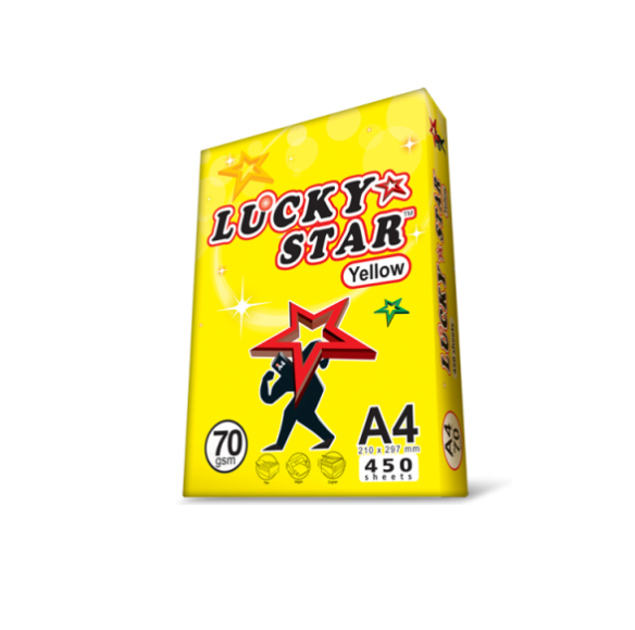 Luckystar Yellow A4 70gsm