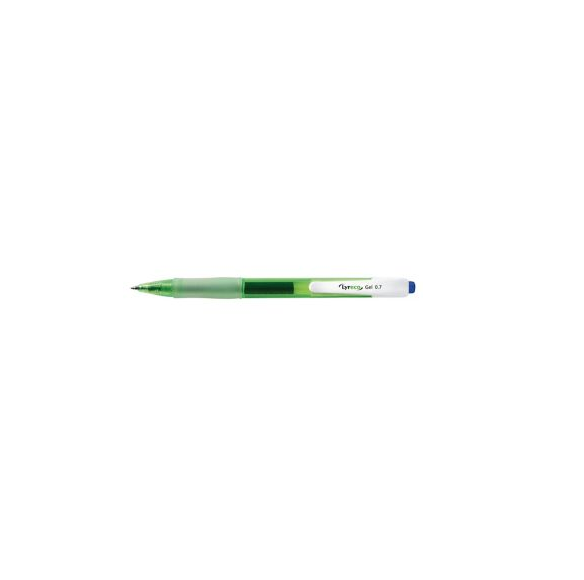 Recycled Retractable Gel Pen Blue 0.7mm