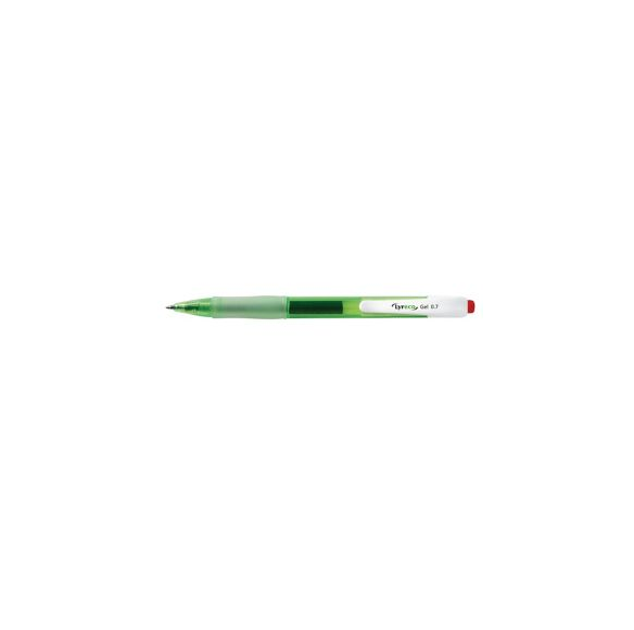 Recycled Retractable Gel Pen Red 0.7mm