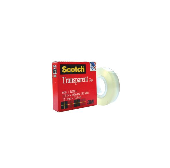 Scotch Transparent Tape 12mm x 33m