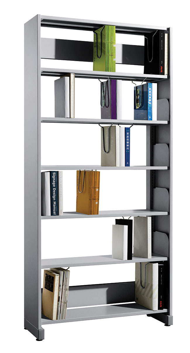 GY605 LIBRARY SINGLE SIDED RACK