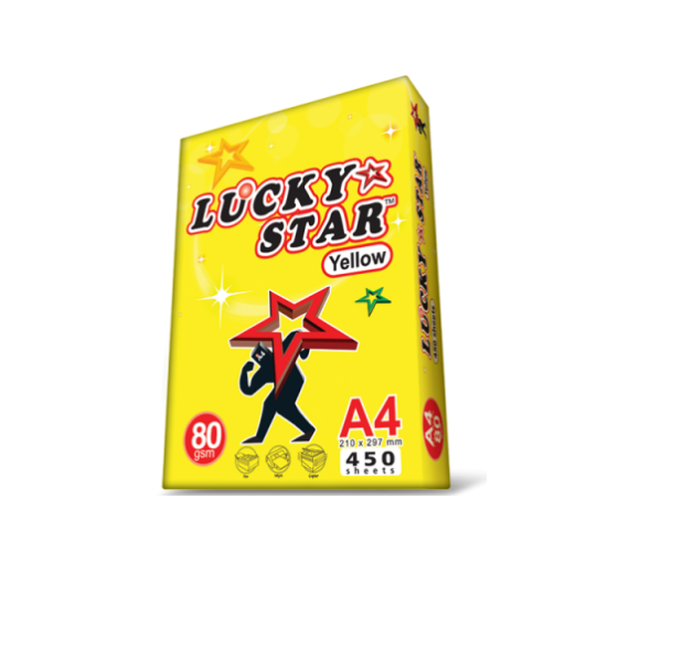 Luckystar Yellow A4 80gsm