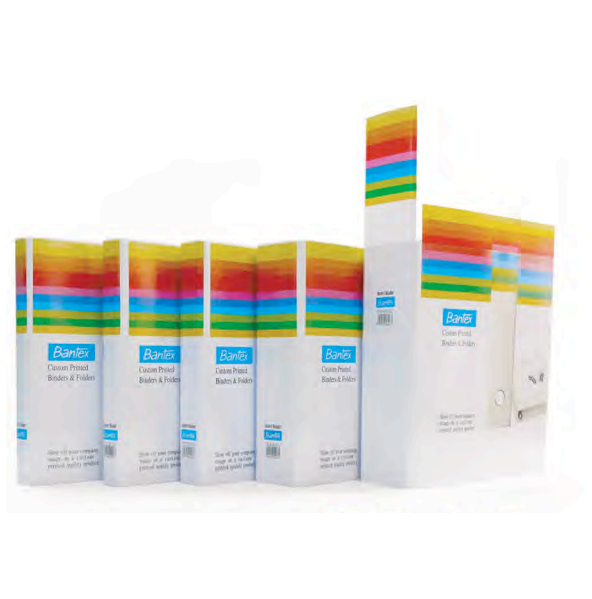 Rainbow-Series PVC Insert Ring Binder