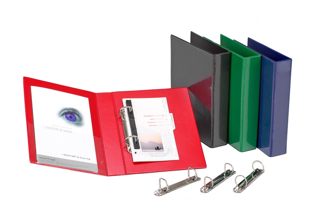 EASTFILE A5 PVC Ring File with Full Transparent