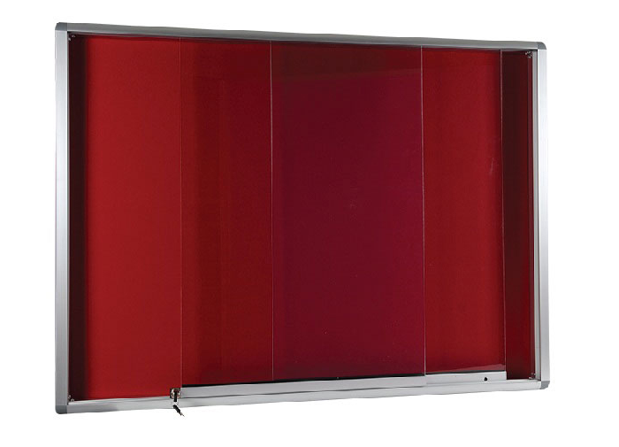 WRITEBEST SLIDING GLASS NOTICE BOARD