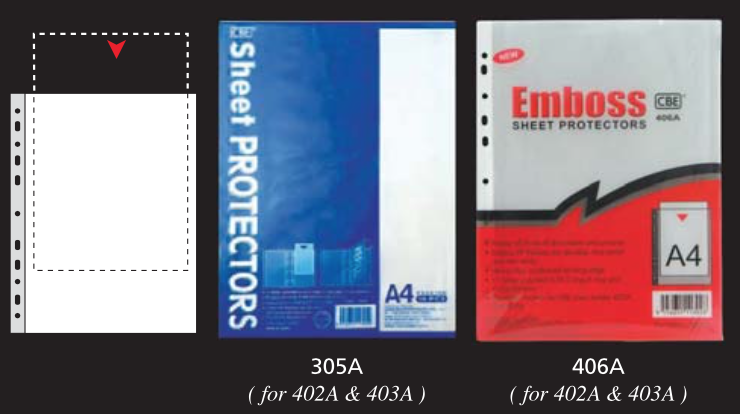 CBE SHEET PROTECTOR