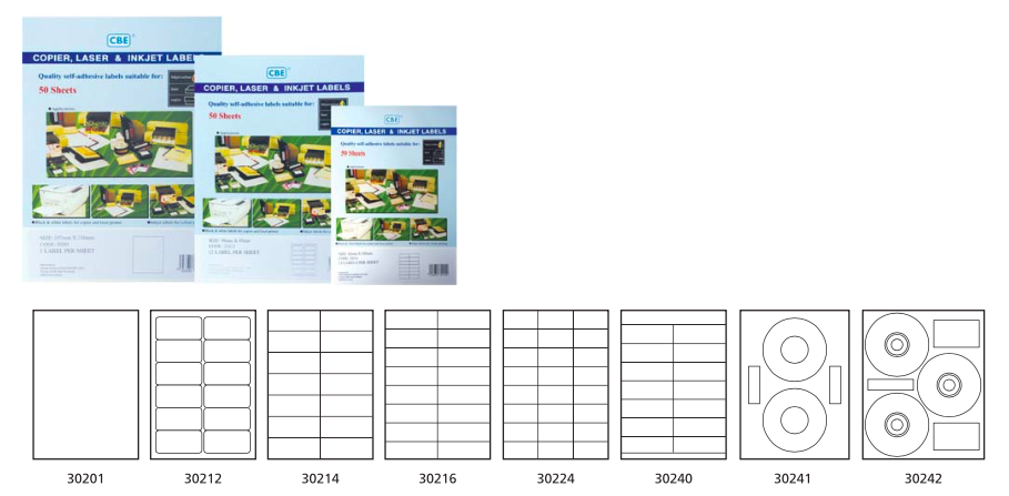 CBE INKJET LABEL
