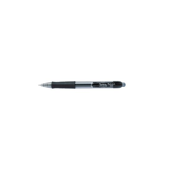 Premium Retractable Gel Black 0.7mm